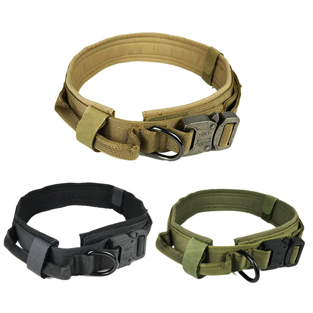 Durable Tactical Dog Collar - Comfortable for Training & Everyday Use