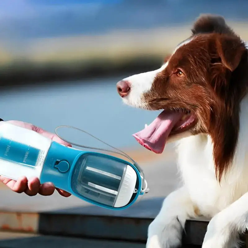 Portable Pet Water Bottle - Food, Water & Bag Dispenser