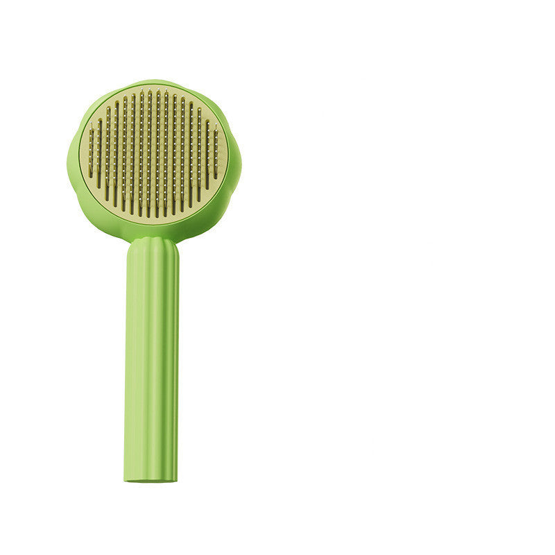 Sunflower Cat Comb - Fine Needles with Easy Hair Removal