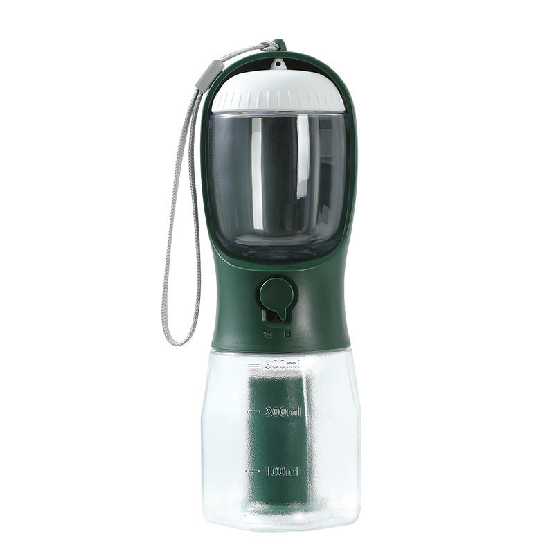 Portable Pet Water Bottle - Food, Water & Bag Dispenser