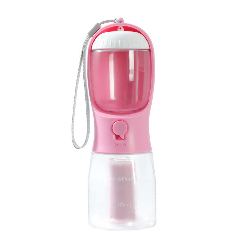 Portable Pet Water Bottle - Food, Water & Bag Dispenser